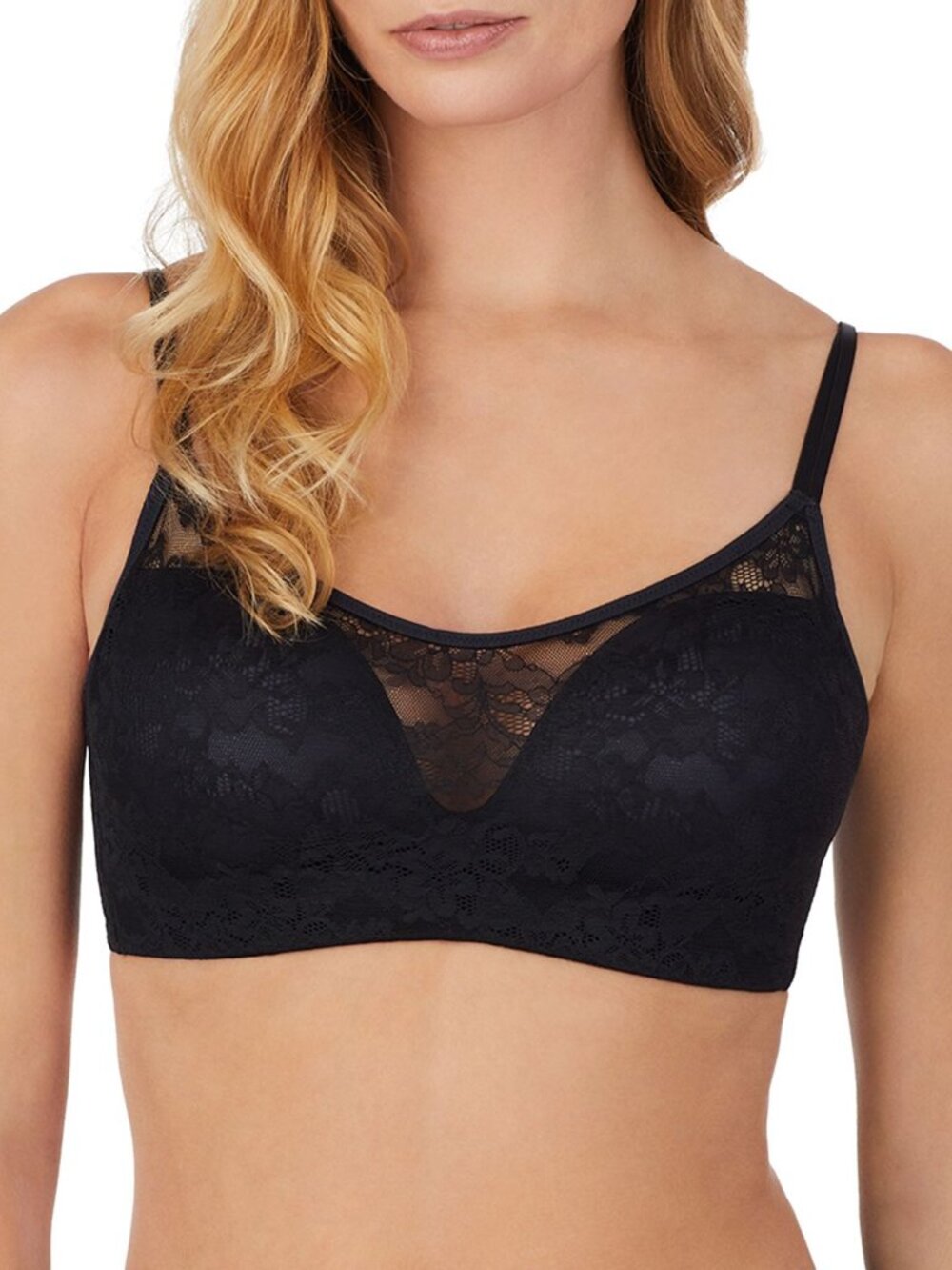 Le Mystere Womens Stretch Lace Wireless Bra